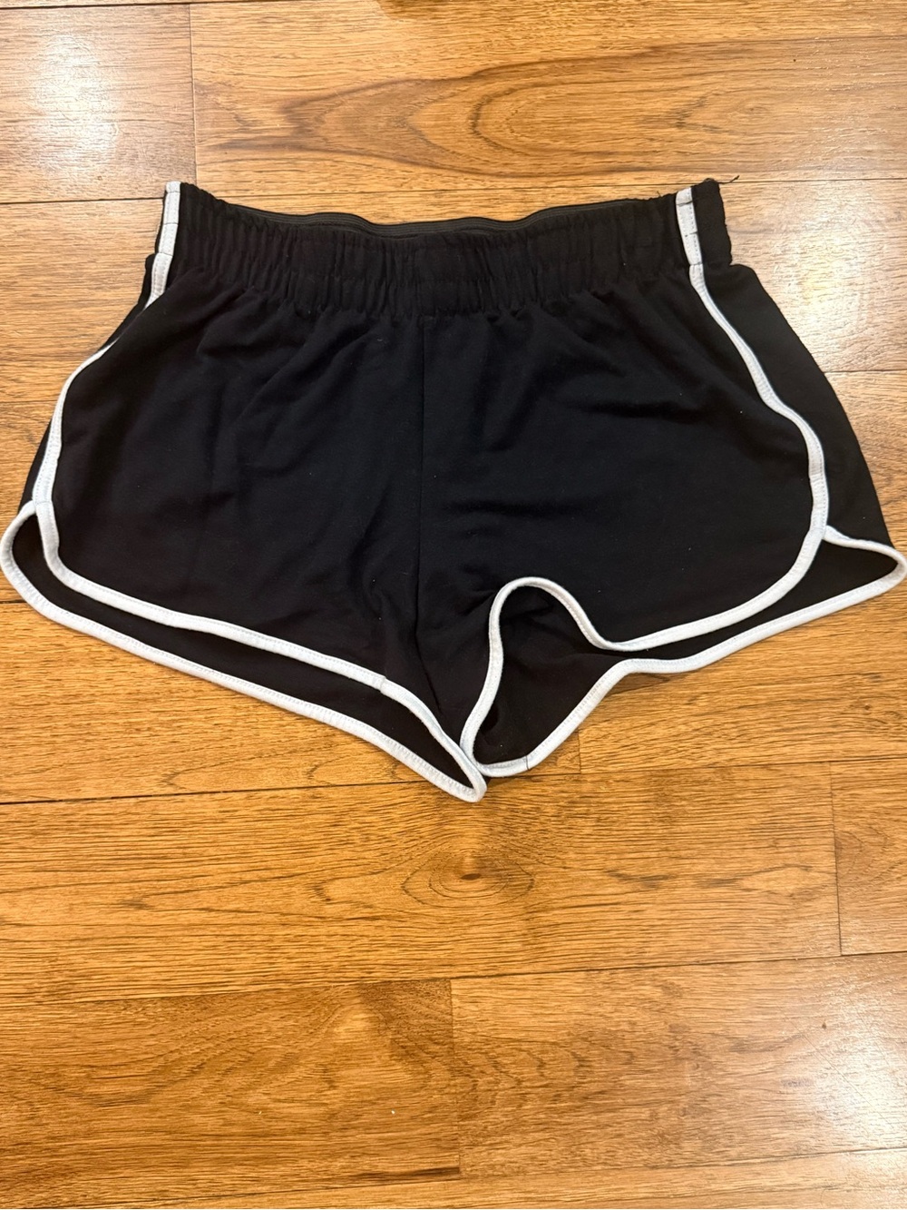 Mossimo Women's Black Shorts with White Trim - Casual Athletic Style